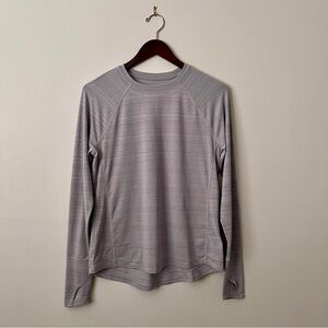 Athleta Long Sleeve Crew Top with Thumb Holes